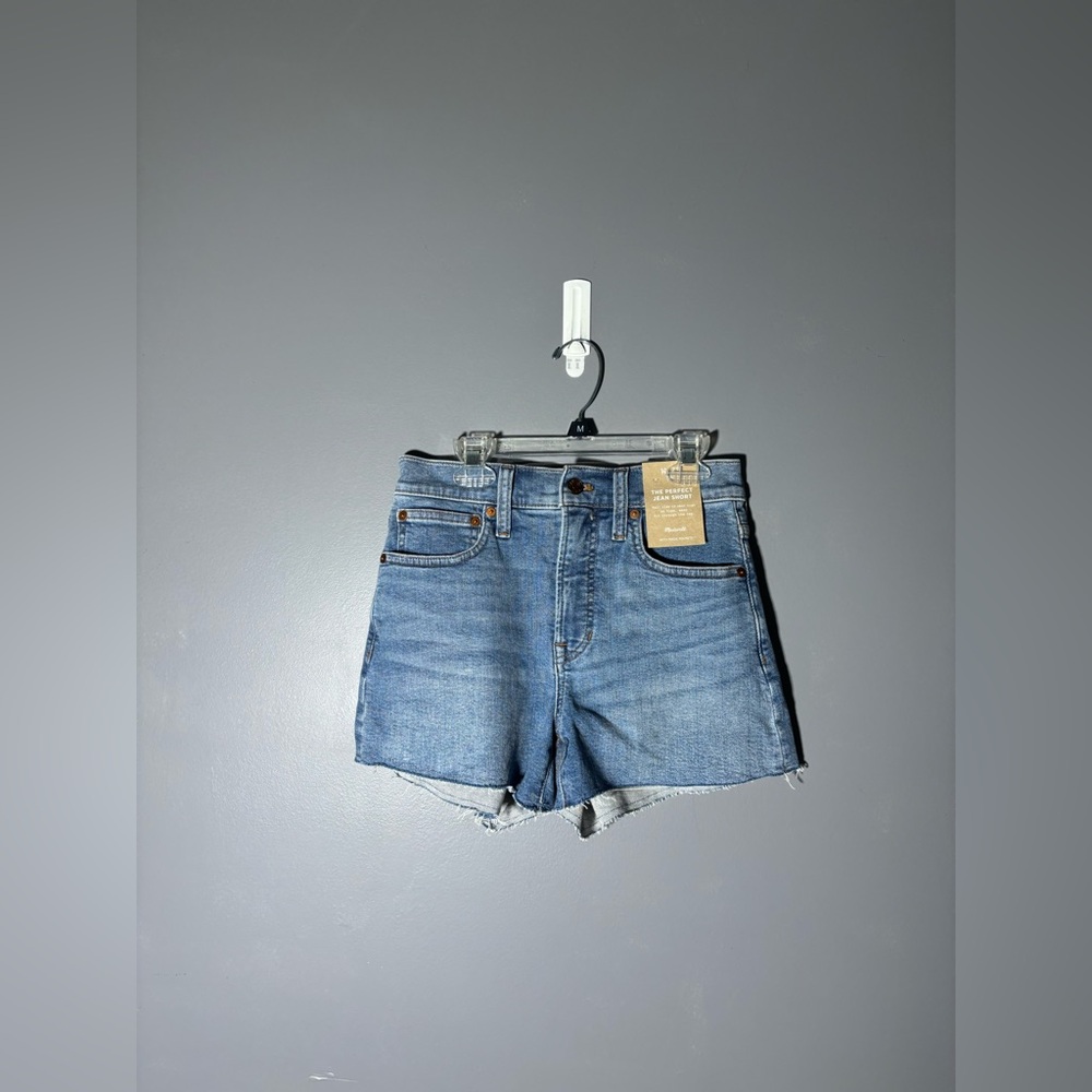 Madewell The Perfect Jean Short in Ellacott Wash Size 25 - Picture 2 of 6